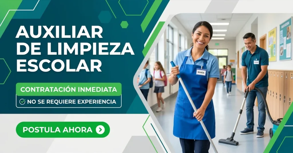 Auxiliar de Limpieza Escolar