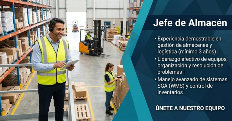 Jefe de Almacén