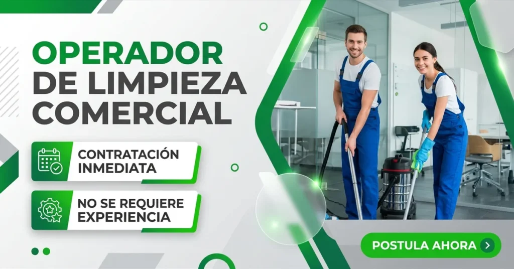 Operador de Limpieza Comercial