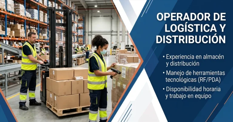 Operador de Logística y Distribución